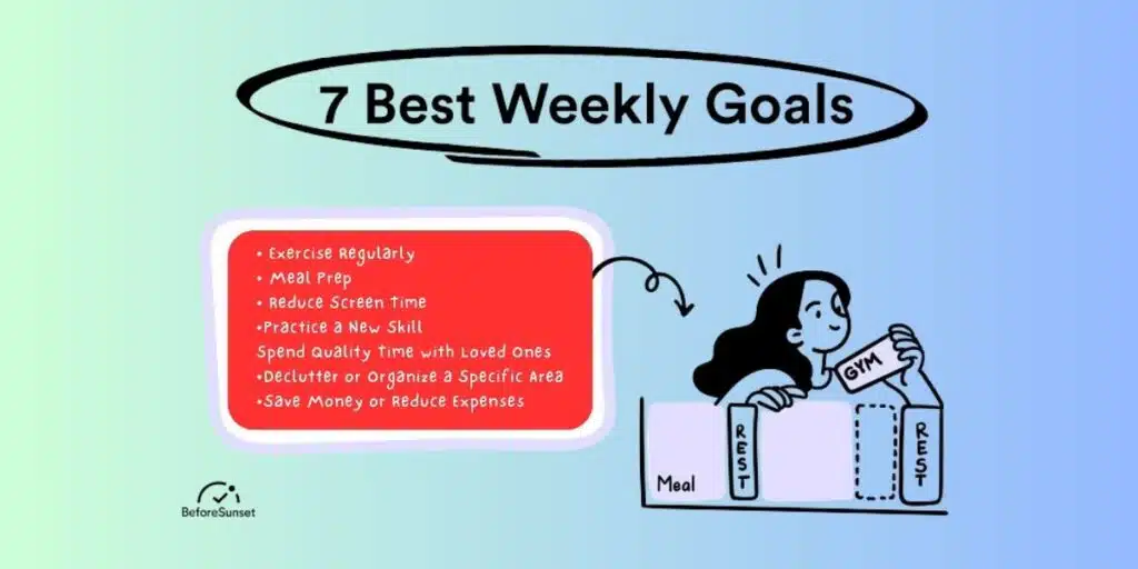 weekly goals