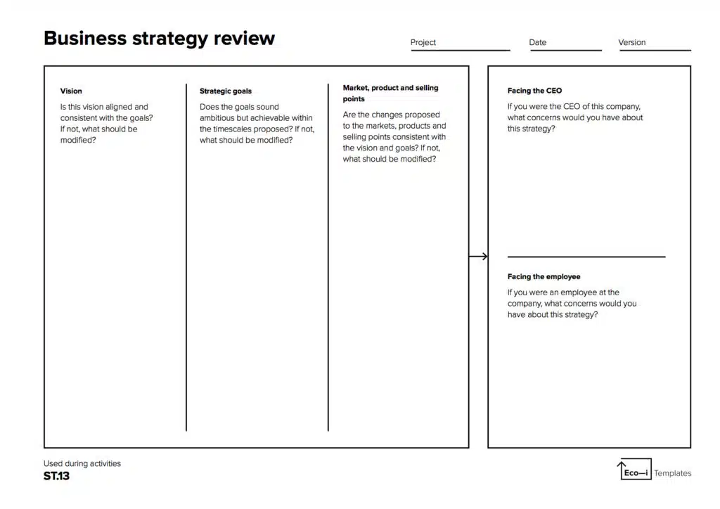 Business Goals Review